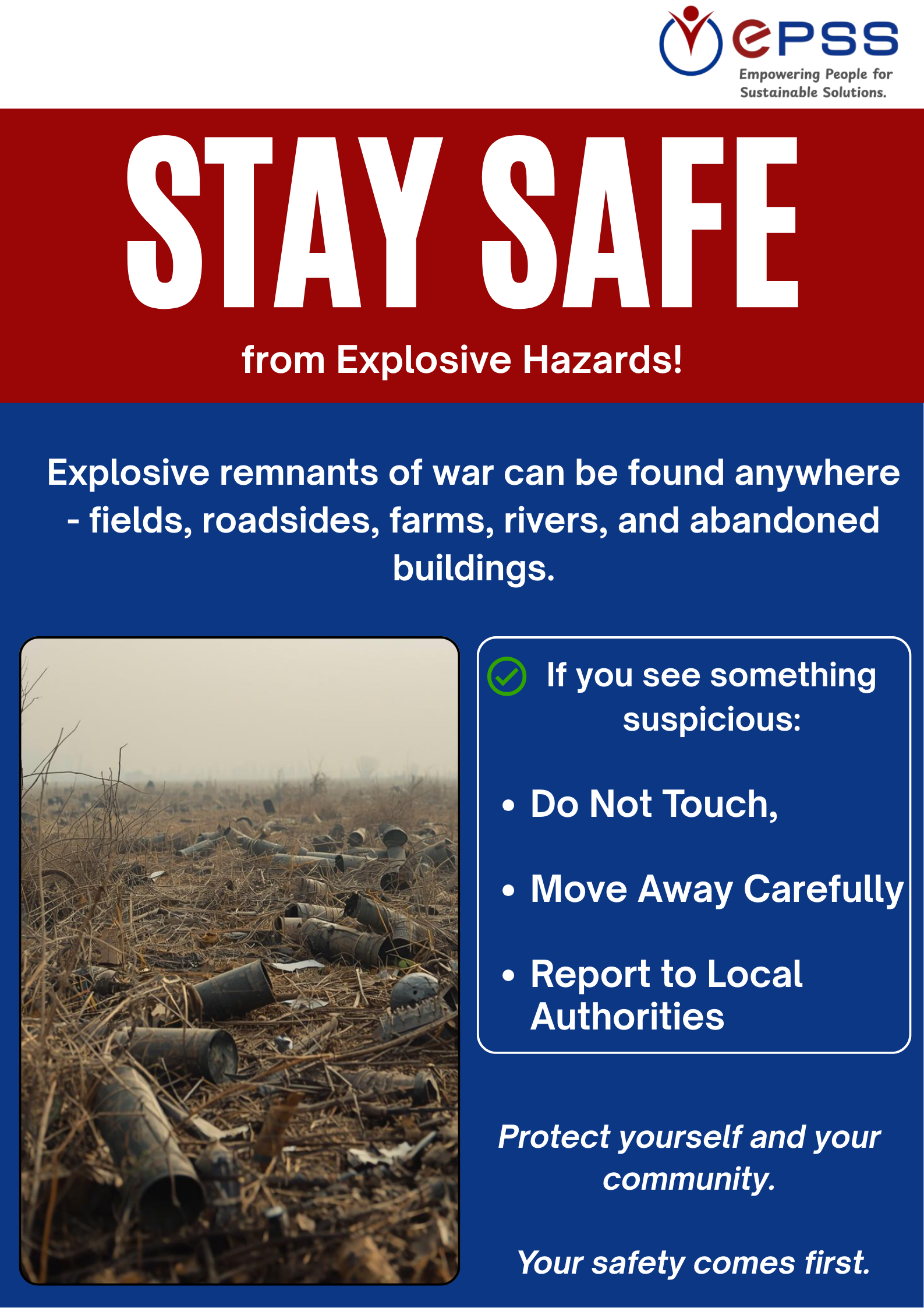 EPSS | Stay Safe from Explosive Hazards - EPSS